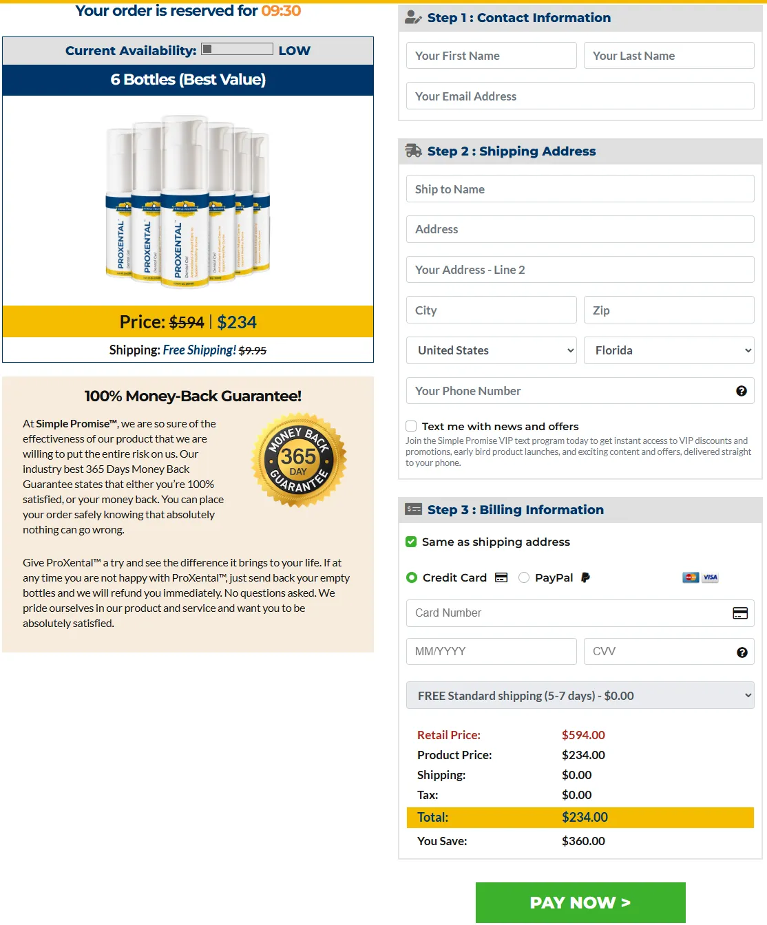 Buy ProXental from official website secure checkout